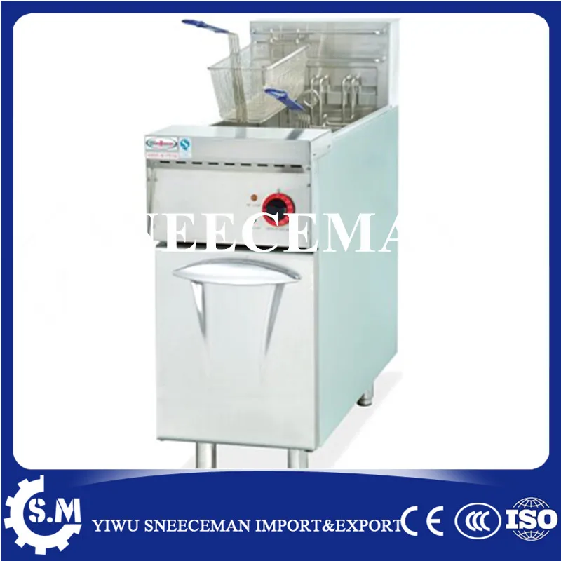 28L Vertical single cylinder double screen electric fryer