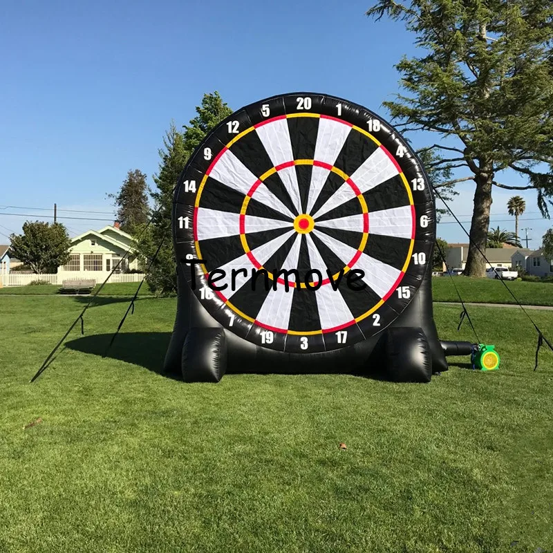 Dardos jogo inflável bomba de pé inflável para venda, crianças jogando dardos dardo para adultos inflável de futebol inflável gigante jogos