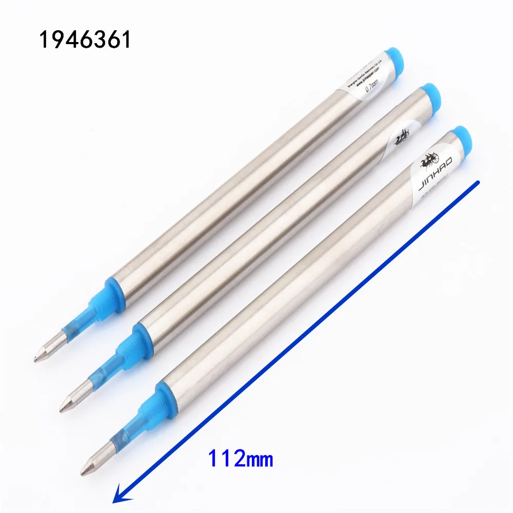 Jinhao Blue Black Screw Refill Ink 0.7mm Nib Rollerball Pen New School student Office stationery pens ink