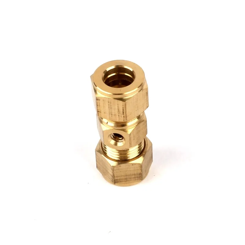 15pcs Inner Diameter 9.5mm High Pressure Micro Mist Connector 60/120/180 Degree Brass Staight Connectors Double Spray Fittings