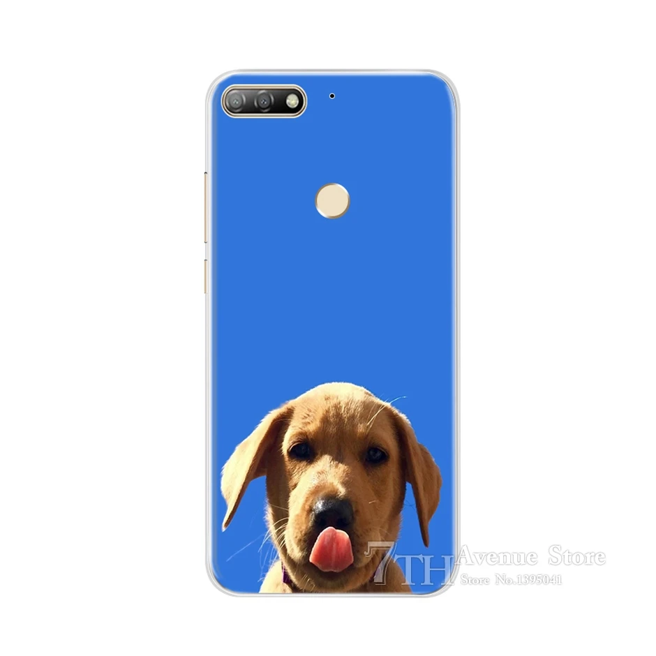 Silicone Case For Huawei y7 Y 7 2018 Case Huawei Y7 Prime 2018 Phone Case Soft TPU Cover Coque For Huawei Y7 Pro 2018 Back Cover