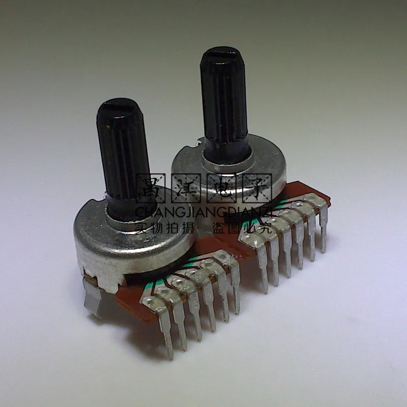 Original new 100% A103 dual A10K R331T audio amplifier volume potentiometer 15MM rachides have a fever in a row 6pin (SWITCH)