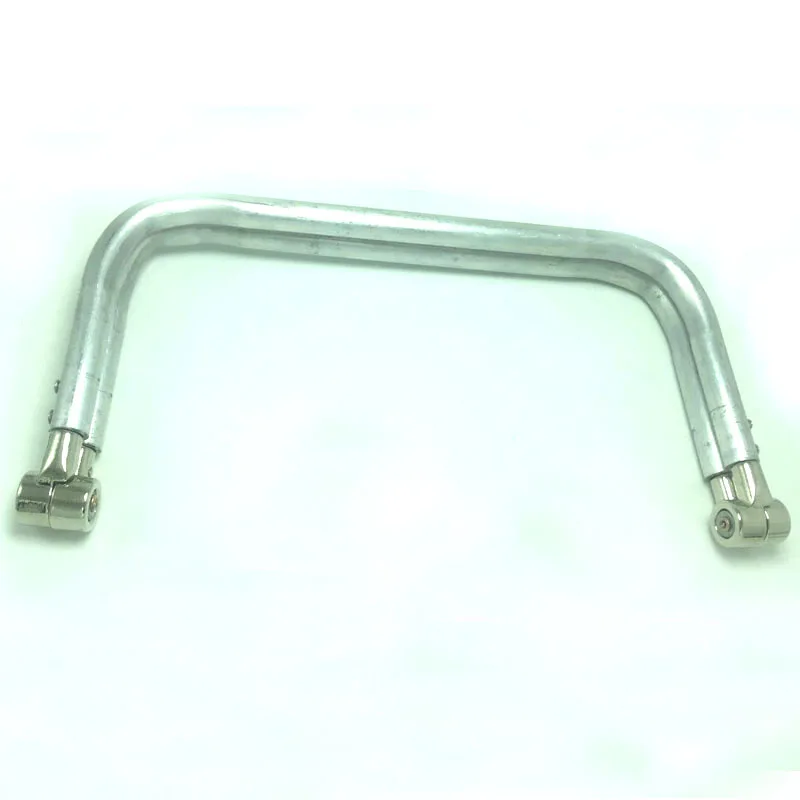 8 inch Nickel aluminum tubular internal hinge purse frame