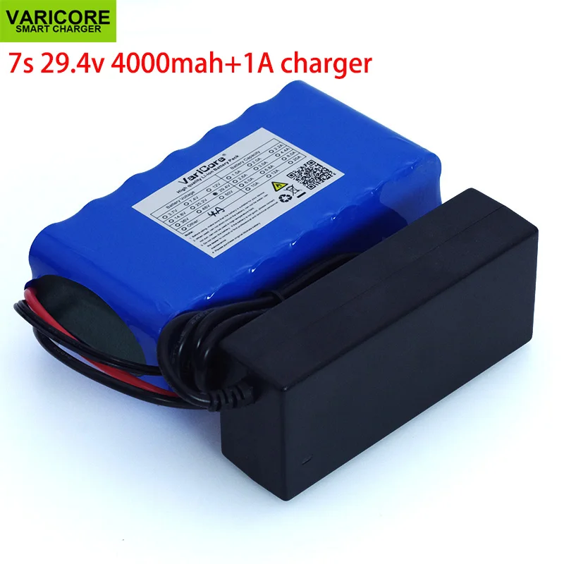 24V 4Ah 7s 6s 2P 18650 akumulatory litowo-jonowe 29.4v 4000mAh motorower elektryczny + ładowarka