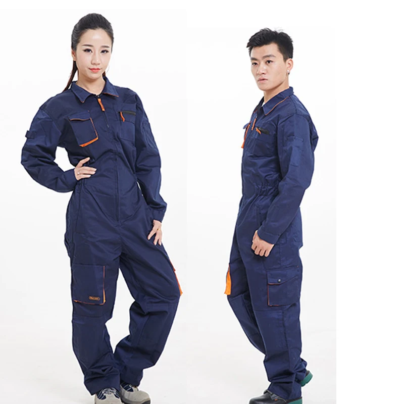 Macacão de manga longa casual trabalho macacão plus size 4xl 5xl das mulheres dos homens roupas de trabalho uniformes workwear terno de trabalho para hushand