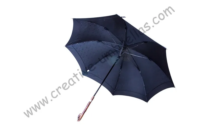 (3pcs/lot)Straight rattan umbrellas,210T pongee  printed stars design,auto open,70T alloy shaft for cane parasol,rattan handle