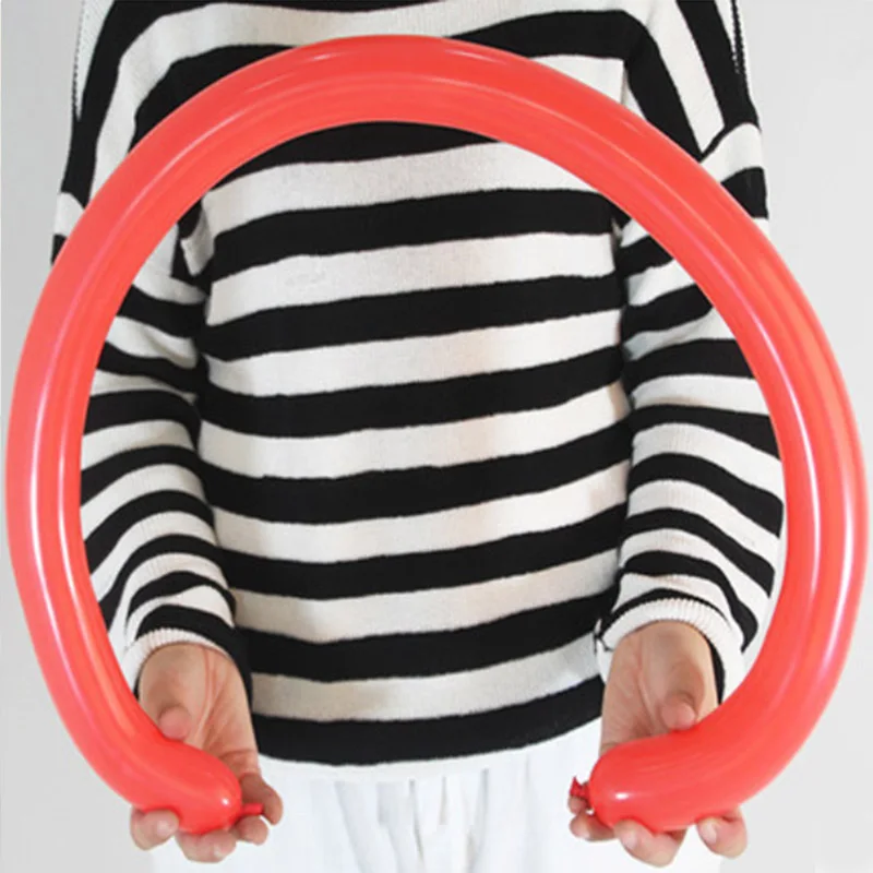 Wysokiej jakości 100 sztuk/partia 260 magia lateksowe balony długie modelowania Clown balony dekoracje na przyjęcie urodzinowe różne kolory zabawki