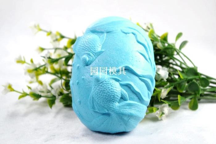 Goldfish Silicone Soap mold Handmade 3d silicone mould DIY Craft molds S339