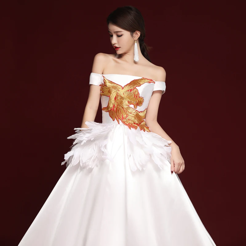 white slash collar feather wasit rococo court medieval dress renaissance Gown queen Victoria/Marie/ Belle Ball/drama gown