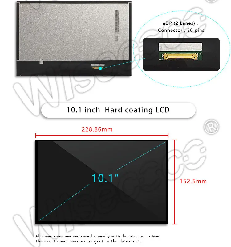 10.1 IPS for Raspberry Pi Monitor 1920*1200 TFT LCD Display Driver Board