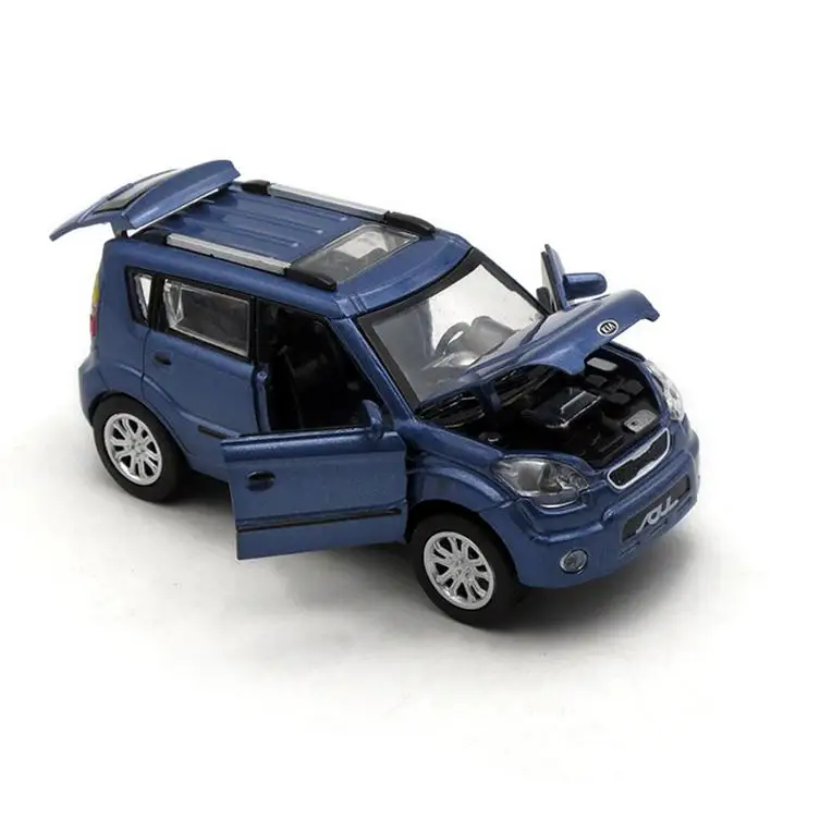 1:32 high simulation Alloy pull back model car,KIA soul SUV,4 open the door,music&flash,diecast metal toy vehicle,free shipping