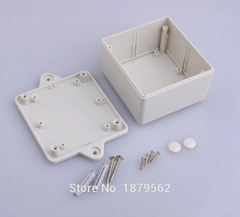 [2 colors] 80*75*45mm wall mounted plastic electronic box abs plastic enclosure for project housin DIY junction control box