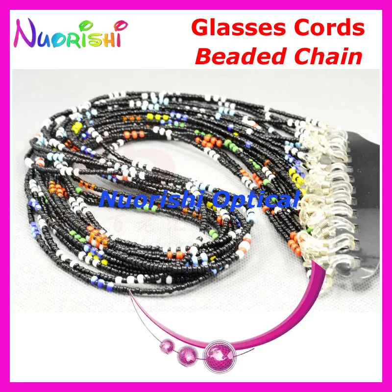 L810 sunglass beaded neck chain cord glasses string rope holder retainer eyewear strap free shipping