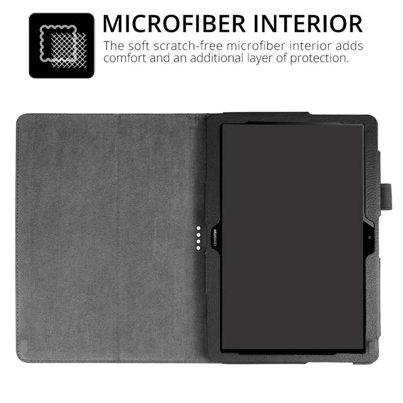 Capa protetora para tablet, capa de couro para medimediapad t3 10 AGS-L09 com 9.6 polegadas, para honor play pad 2 9.6 + presente