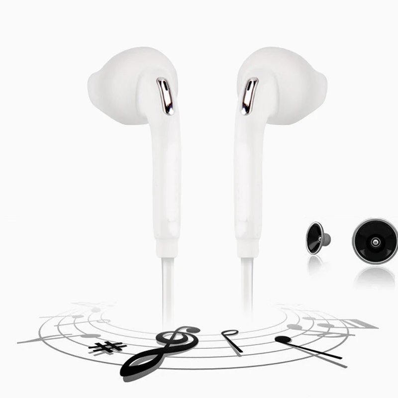 หูฟัง3.5MmIn พร้อมหูฟังไมโครโฟนสายสเตอริโอกีฬาเพลงควบคุมระดับเสียงสำหรับ XiaoMi Samsung Galaxy S8 S8Edge