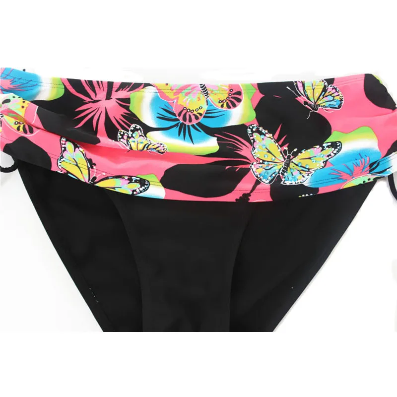 Imagem -02 - Cooclo Conjunto de Biquíni Feminino Roupa de Banho Estampada Borboleta Tamanho Plus 7xg para Praia