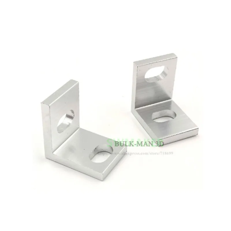 Openbuilds Universal L bracket angle bracket aluminum angle frame single/double/triple hole 3d printer V Slot Aluminium profile