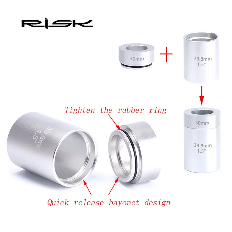 RISK Bicycle Fork Base Installation Tool MTB Mountain Bike Headset Bottom Washer Setting Tool For 28.6/1.5/1.25 Fork Repair Tool