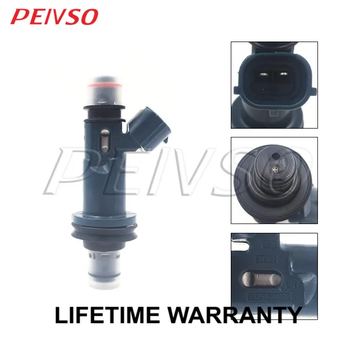 PEIVSO 6pcs 23250-20020 23209-20020 23209-0A010 Fuel Injector For TOYOTA NA Camry 97~00 Solara 98~00 Avalon 97~05 3.0L 1MZ