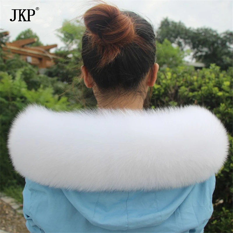 

New Genuine fox fur collar oversized winter real fox fur collar Multicolor Scarf