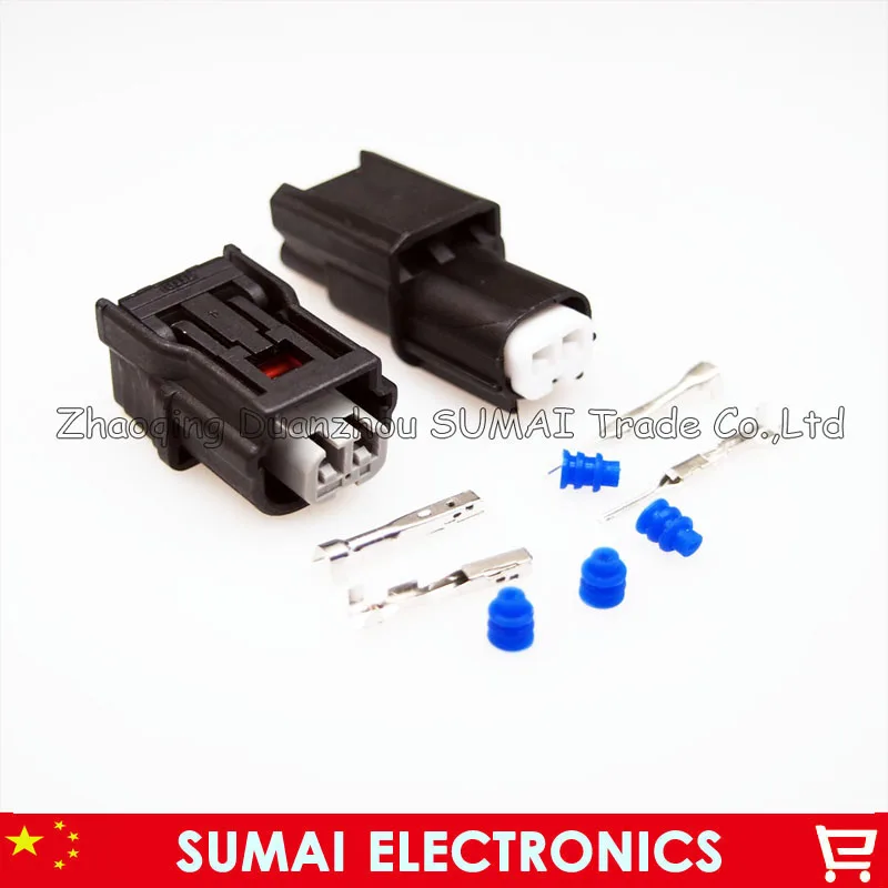 2 Pin 1.0mm A model male&female connector,intake pressure sensor plug ,Auto waterproof headlight plug for Honda Accord