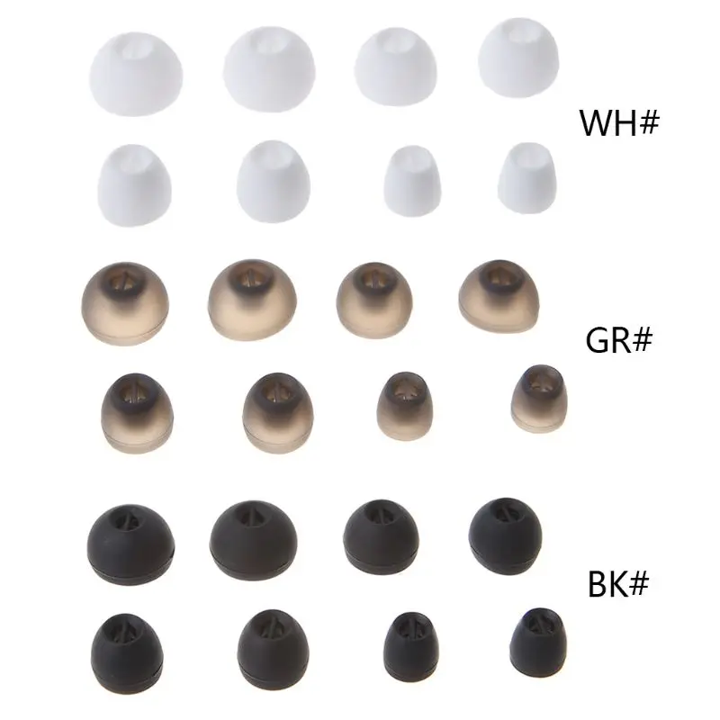 Écouteurs intra-auriculaires en Silicone souple, 4 paires, oreillettes de remplacement pour Sennheiser élan Écouteurs intra-auriculaires en Silicone souple, 4 paires, oreillettes de remplacement pour Sennheiser élan