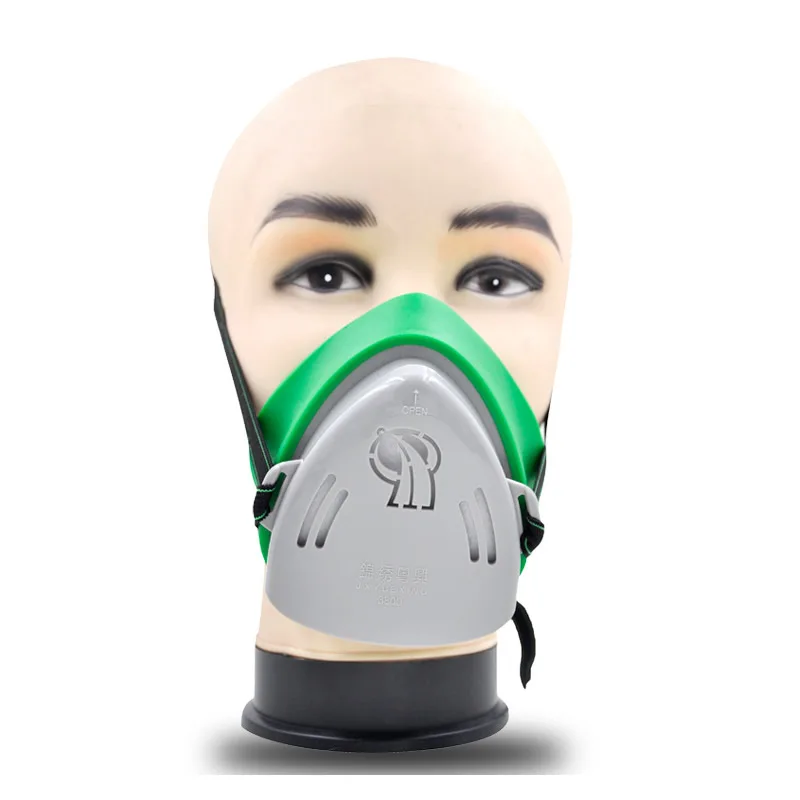 Professional Dust Mask Dust Proof Respirator Rubber Work Safety Mask For Builder Carpenter Daily Haze Protection