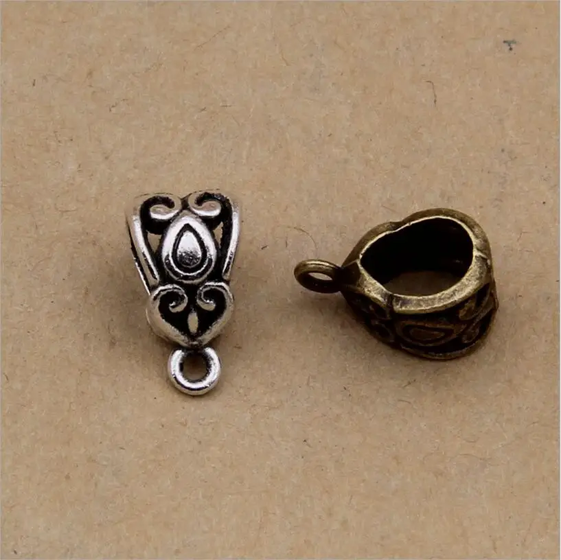30 sztuk Necklac klamrami Pinch klipy Bails Charm złącza nasiona melona klamra wisiorek naszyjnik diy złącza ocena biżuteria Z451