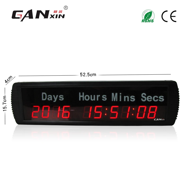 [Ganxin]Led Remote Control Electronic Countdown Timer Days Hours Minutes Timing Clock Christmas Decorations