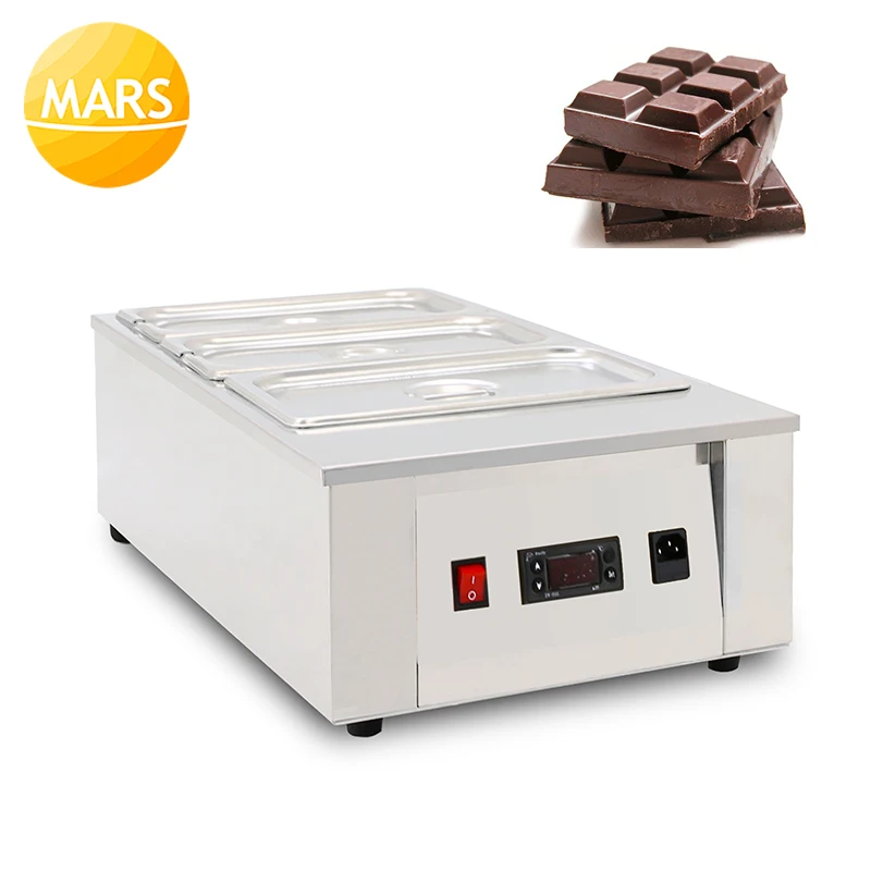 Máquina de inmersión de Chocolate caliente, cilindro comercial, calentador eléctrico, olla para derretir Chocolate