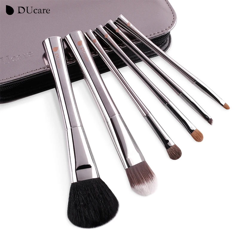 DUcare 6pcs Makeup brush set Luxury Brushes with Bag the most Nice and Most Amazing Makeup Brushes Beauty Essential brushes