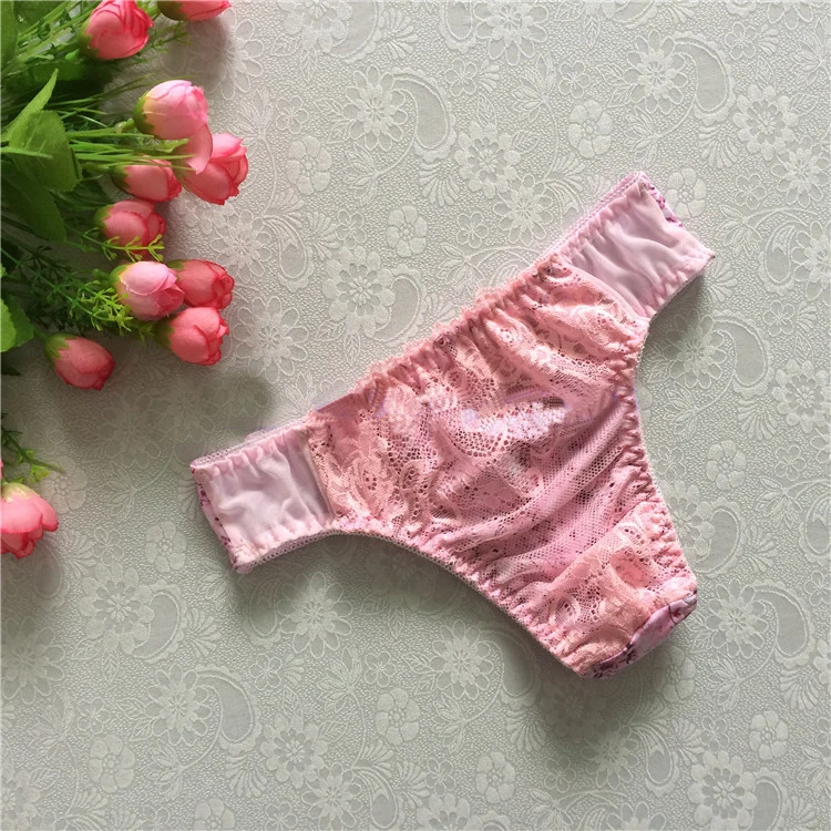 Sous-vêtements en dentelle rose pour hommes, gay, tangas, sous-vêtements Ultra-fins, nouvelle collection