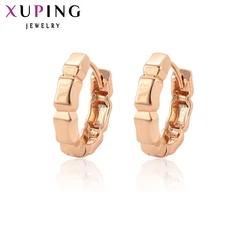 Xuping Jewelry Fashion Rose Gold Color Huggies Earring for Women 96754/A00678757