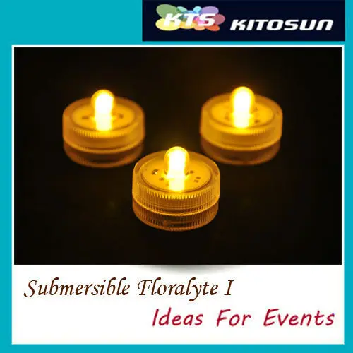 (3000pcs/lot) CR2032 Battery Operated 11Colors Super Bright LED Mini Submersible LED Floralyte Waterproof LED Candle Tea Light