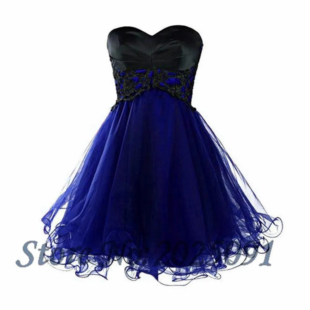 Hot Koop Homecoming Dress 2020 Korte Prom Dress Kralen Tulle Applicaties Party Cocktail Wedding Party Dress