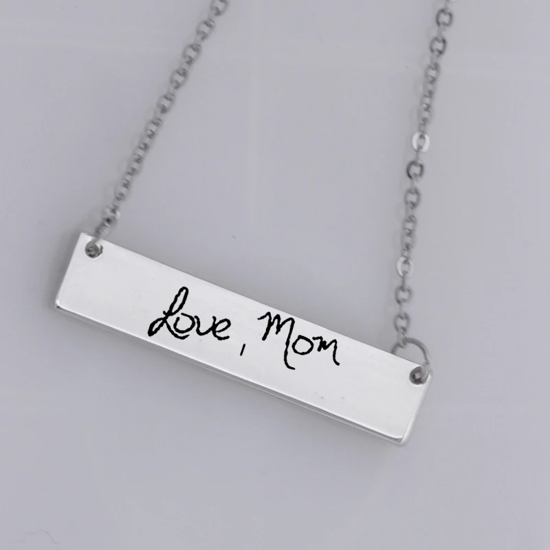 Mama gift love, mom  stainless steel jewelry  Customed words or name necklace N440