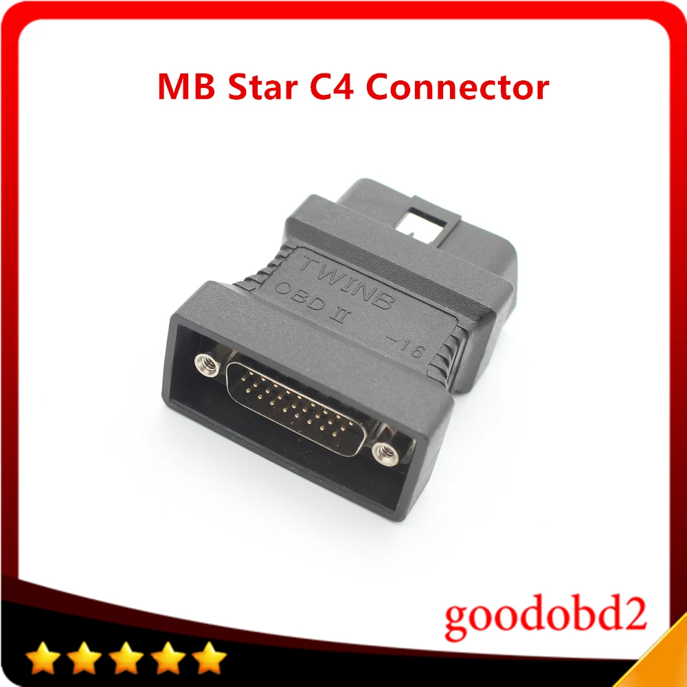 For Benz MB STAR C4 Multiplexer SD Connect Compact 4 C4 Diagnostic Tool OBD2 16pin Connect Adapter Car 16pin Connector Adaptor