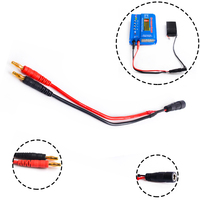4.0mm Banana Head Transfer Fatshark FPV Video Glasses Battery Connecting Cable B6 Lipo balance Charger Charging Line Wire
