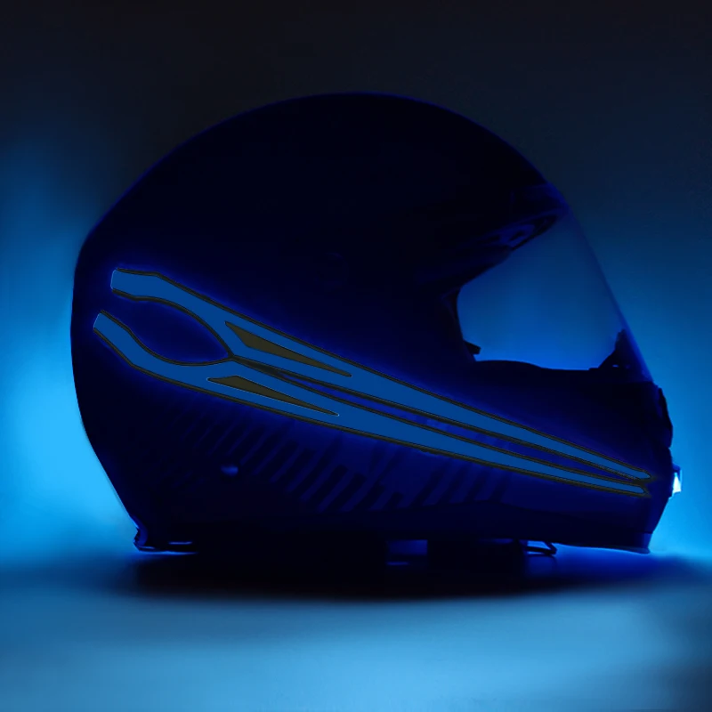 Nordson Motorcycle Helmet Light Night Riding Signal Waterproof LED Light Flashing Luminous Stripe Modified Helmet Sticker Signal