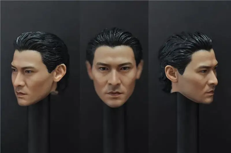 

1/6 Asian Star Andy Lau Head Sculpt Model Gambler For 12" Male Action Figure Toy