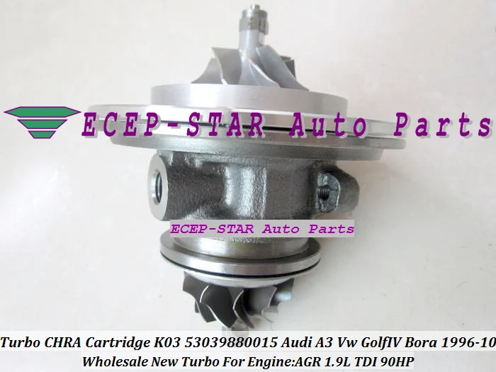 ww Turbo CHRA Cartridge Core K03 53039880015 53039700015 454159 454159-0001 For AUDI A3 For Volkswagen For VW Golf Bora AGR ALH