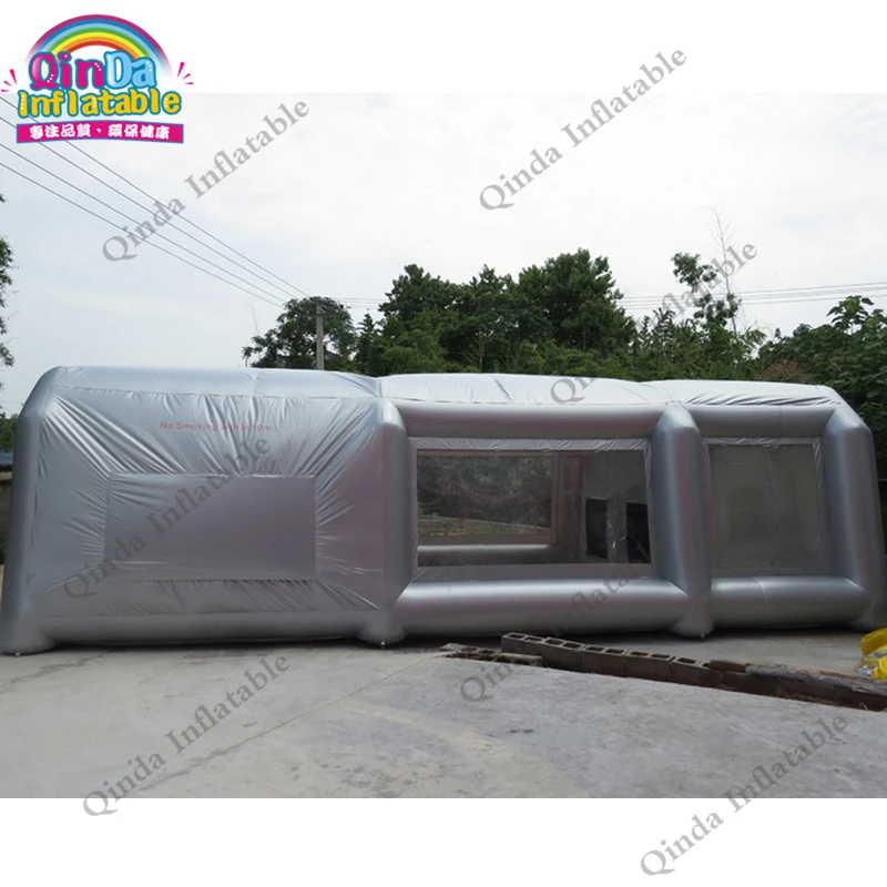 Free Shipping 10*5*3.5m Inflatable Spray Booth Inflatable Sprat Paint Booth For Car Painting With Filter And Two Air Blowers