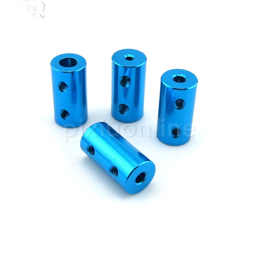 J394b Blue Aluminum alloy Couplings 10*20mm Multi Standard Metal Coupler Wonderful DIY Model Car Connecting Parts Sell at a Loss