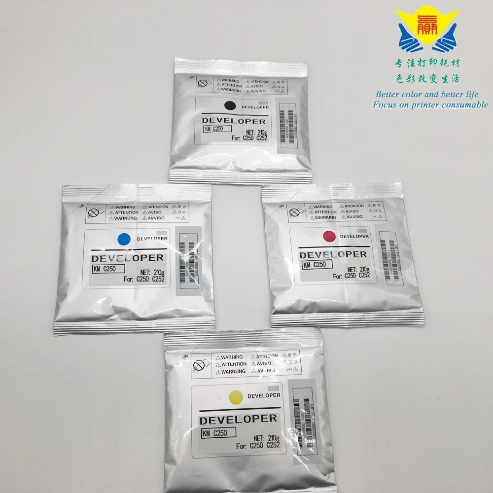 

JIANYINGCHEN compatible color Developer powder For Konicas Minolta Bizhub C450 451 452 printer (4bags/lot)