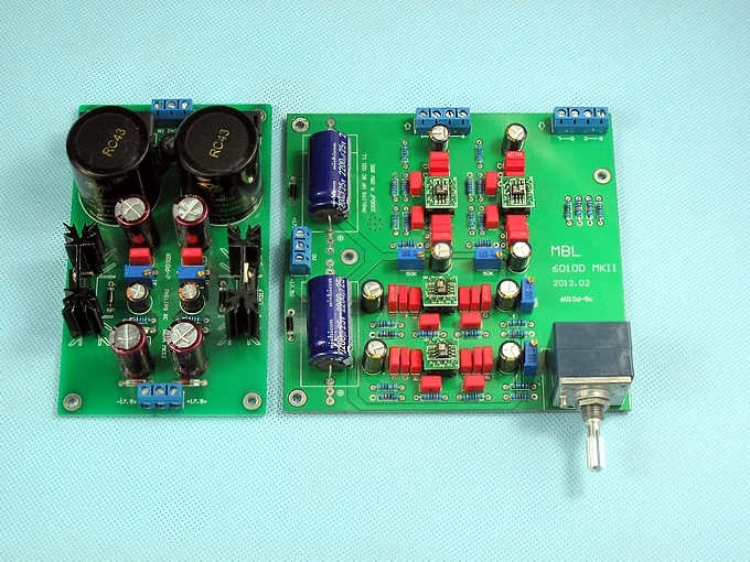 Imagem -06 - Referência Alemanha Mbl6010d Circuito Preamplifer Montar Placa Mais Placa de Energia