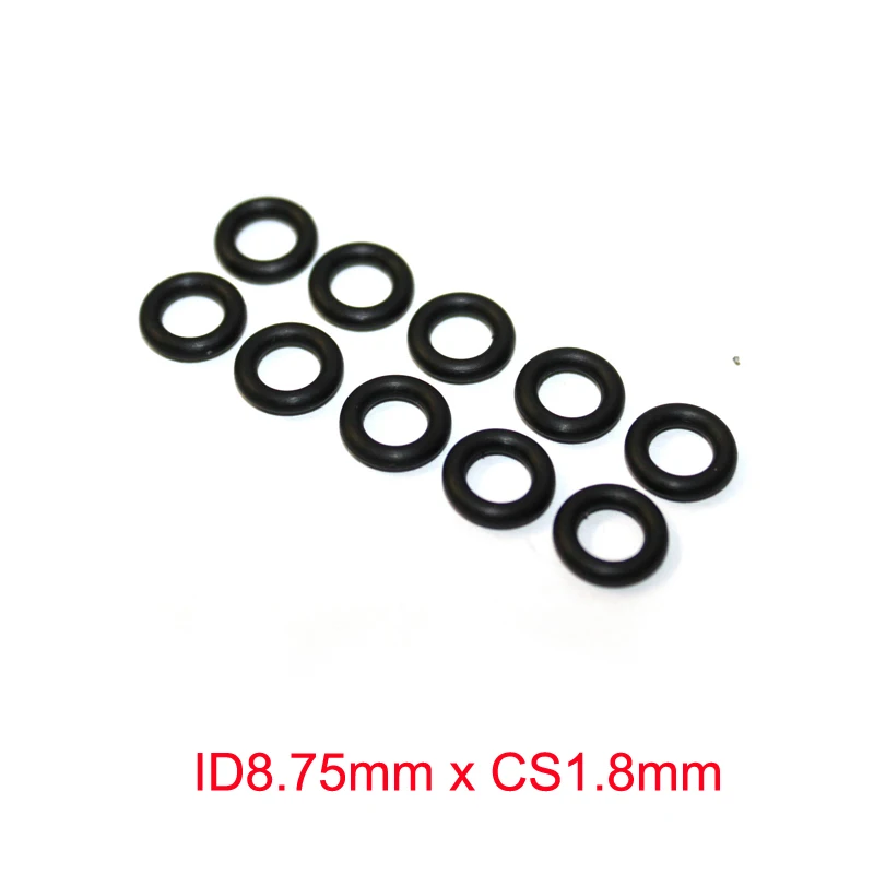 

ID8.75mm x CS1.8mm Nitrile Rubber NBR O Rings Oil Seals Gasket