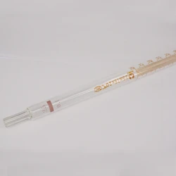 Chemistry Lab Glass Dropper Pipette 25mL With Scale Line