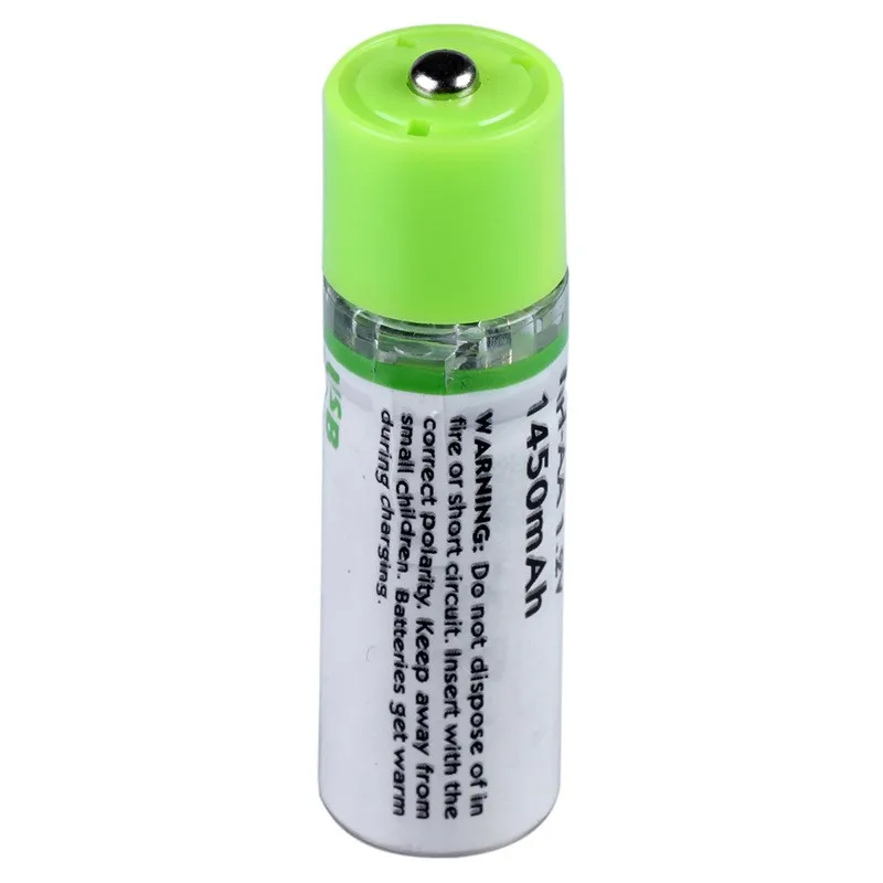 Best Price For 2Pcs AA Battery Nimh AA 1.2V 1450MAH Rechargeable Li-ion USB AA 1450 With Colorful Card