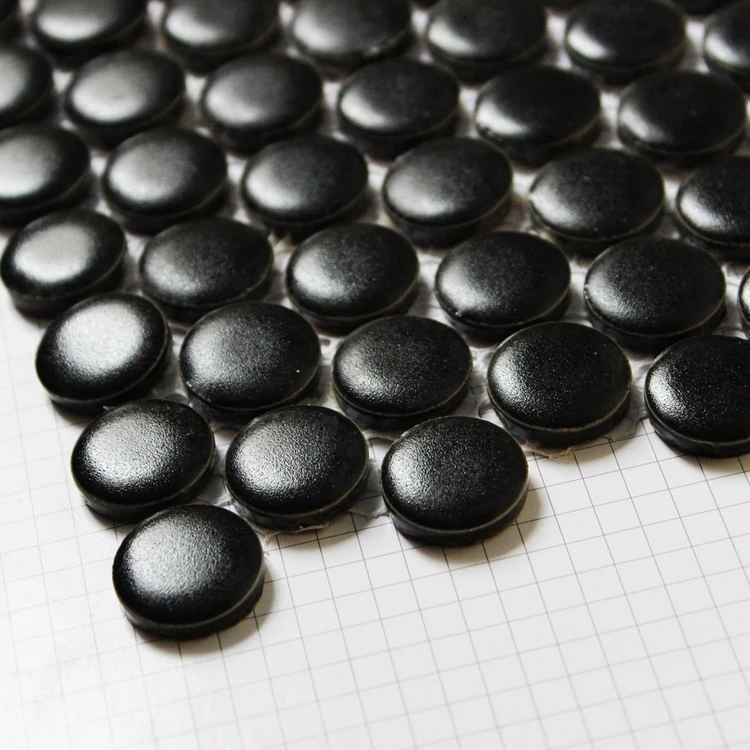 black 19mm round matt ceramic mosaic bathroom shower floor wall tiles in mosaic kitchen backsplash sunroom bedroom wall