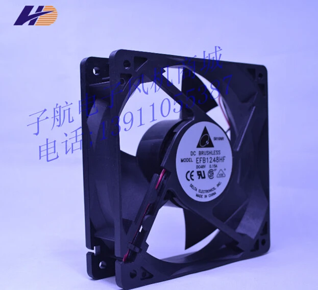 DELTA EFB1248HF 120*120*32 48V 0.15A  2 wire rack fan, server fan